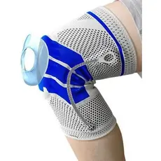 Joelheira Ortopedica Compressao Gel Silicone Suporte Patela Musculaçao Articulaçao Esporte