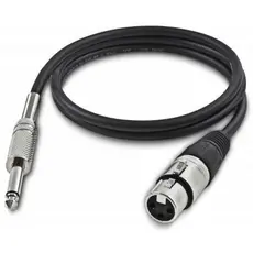 Cabo Para Microfone P10 Xlr Femea reforçado 3 metros pronta entrega
