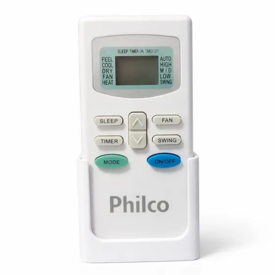 Suporte Base Porta Controle Encaixe Controle Philco Cra01 Ar Condicionado Suporte Parede Branco