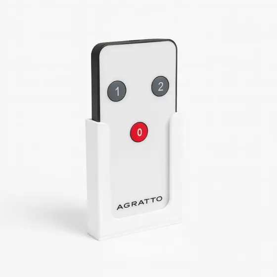 Suporte Base Porta Controle Encaixe Controle Agratto Ar Condicionado Suporte Parede