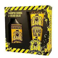 BARBA FORTE KIT DANGER SHAMPOO 60ML + BALM 90ML