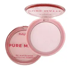 Pó Compacto Matificante Ultrafino Pure Matte Ruby Rose 6,5g - HBM402 Hot Sale