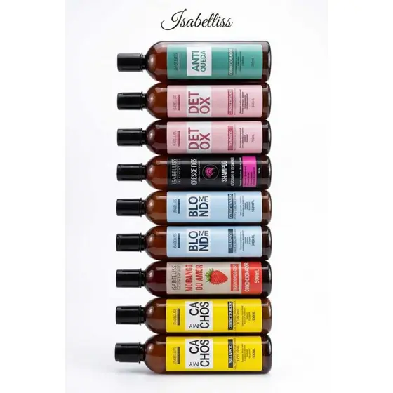 Kit Shampoo+Condicionador Isabelliss Hidratação e Nutrição Capilar Lançamento