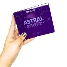Paleta de Sombras Astral Essence Ruby Rose - 12 Cores, Alta Pigmentação, Acabamentos Variados