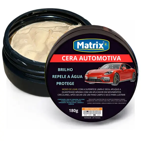 Cera Automotiva Carnauba Polimento Brilho Intenso E Proteção