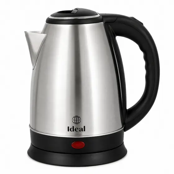Chaleira Elétrica 110v 220v 1.8Lts 1000W 1500W Inox IDEAL Café Chá Cappuccino Chimarrão Leite quente