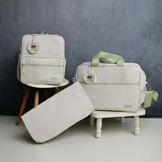Kit Bolsa Maternidade Mala Mochila e Trocador 2 em 1 Ursinho