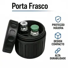 Organizador De Ampolas Insulina Estojo 4 portas   Organizador Case Rígido Vacinas Insulina Injeções