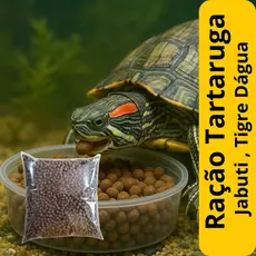 Ração para Tartaruga Jabuti – Crescimento Rápido e Casco Forte – 100g a 400g
