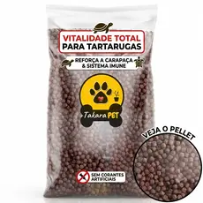 Racao para Tartaruga Aquatica e Tigre d'Agua Adulto Pellets 5mm Flutuante Nutricao Completa 1kg