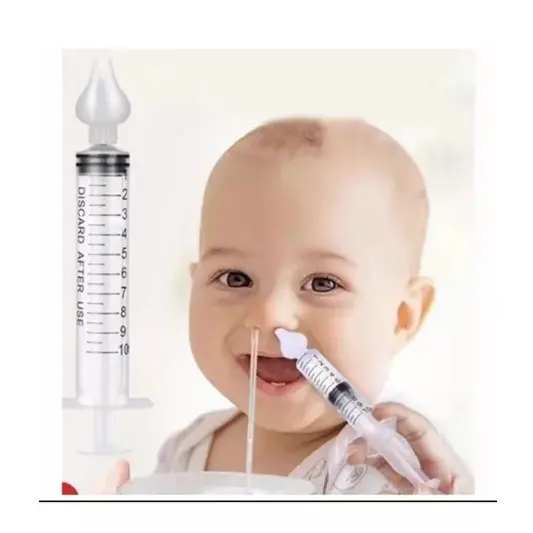 Kit 2 Seringas Para Lavagem Nasal Babyage Bebe Criança
