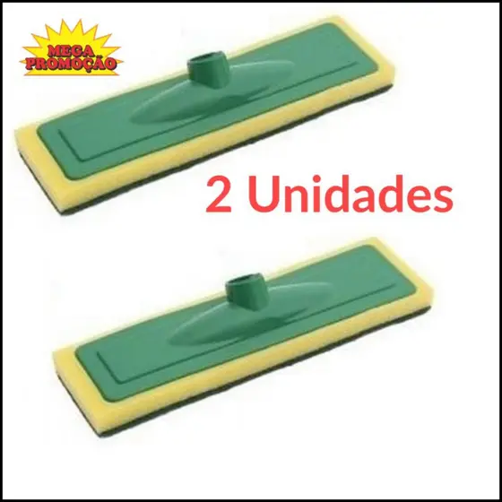 Rodo Abrasivo,Esponja Limpa Piso E Azulejo, 2 Unidades, Sem Cabo!