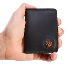 Porta cartão carteira de couro masculina  pequena envio no mesmo dia