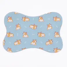 Tapete Para Cachorro Cão e Gato Pet Comedouro Osso 44 cm x 30 cm Tapetinho