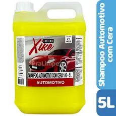 Shampoo Carro Moto Com Cera 5L Lava Auto Concentrado Profissional Limpeza e Proteção