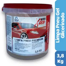 Limpa Pneu Glicerinado Gel Incolor | Baba de Camelo | Pretinho - 3,2 Litros