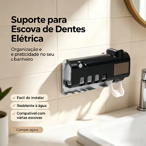 1/2/3 Pcs Escova De Dentes EléTrica Preto Com Suporte TéCnico AvançAdo