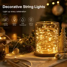 1/5/8 Peças Fio Luzes De Fada Led 2 Metros Para Festa Em Casa De Casamento Decoração De Natal