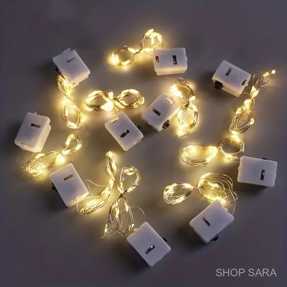 8/9/10 Pcs Luzes De Fada, Adequado ParaCasamento, Presente Aniversá DecoraçãO Festiva, DecoraçãO Casamentos Promoção