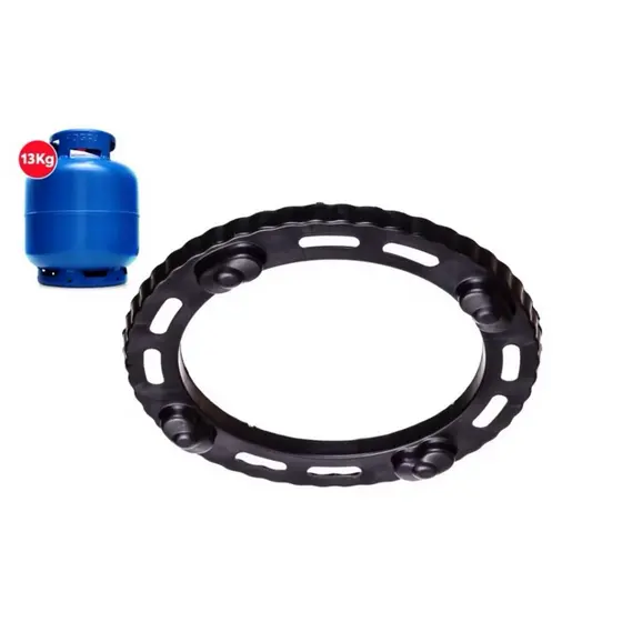 Kit com 150 Suporte para Botijão de Gás de Cozinha de Plástico Resistente