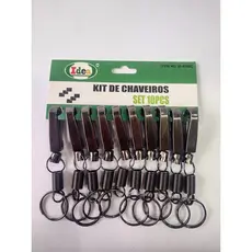 Chaveiros Para Chaves Kit 10 e 12 Peças