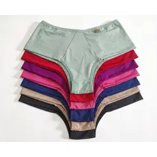 Calcinhas Conforto Lateral Dupla Tanga Microfibra Calçola Feminina Kit 6 Peças