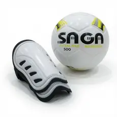 Kit Bola Futsal Matrizada AMARELA + Caneleira, Oficial Adulto