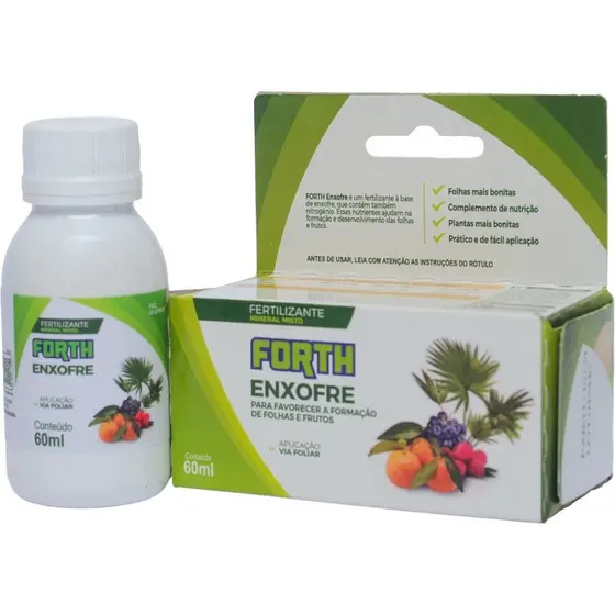 Adubo Fertilizante FORTH Enxofre Concentrado 60ml