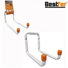Kit 2 Suporte Gancho para 30kg pode Pendura Escada Bicicleta mangueira Na Parede