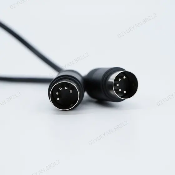 0.5m-2m din 5pin Macho Para Cabo MIDI 5 Pinos Plug Extensão De Áudio Conector-5pin M/Adaptador BR2L2