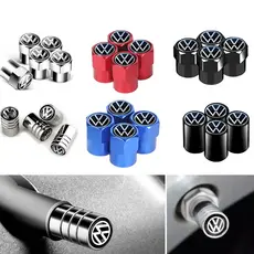 4Pçs/set Volkswagen VW Alumínio válvula Carro Bico de pneu Para Polo Jetta Golf Mk6 Passat b7 Beetle Acessórios
