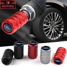 Ford 4Pcs/Set Válvulas Para Pneus De Roda De Carro Tampas De Válvula De Ar De Haste De Liga Ka Focus mk2 Ranger Novo Fiesta Fusion Ecosport Edge
