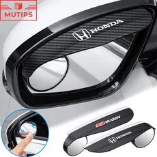 2 Pçs/Set Honda Espelho Retrovisor Do Carro Chuva Sobrancelha Viseira Ponto Cego Capa De Para Mugen HR-V Fit Civic City