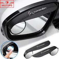 2 Pçs/Set Citroen Espelho Retrovisor Do Carro Chuva Sobrancelha Viseira Ponto Cego Capa De Para c4 Cactus c5 c3 Aircross