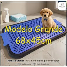Sanitário Canino Cachorros 68x45cm grande Tapete Higiênico Lavável Para Cachorros Pet Xixi