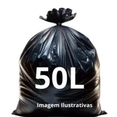 Saco de Lixo resistente com 100/50 unidades 50 Litros direto da fábrica