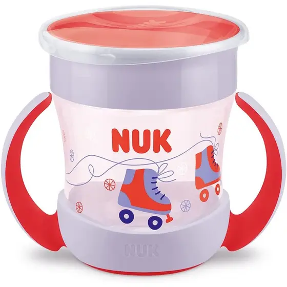 Copo Mini Magic 360 VERMELHO com Alça Evolution 160ml Girl - Nuk