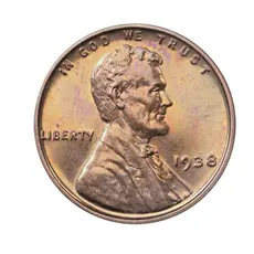 moeda 1 cent usa 1938 original usada perfeita top