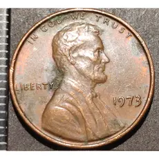 moeda 1 cent usa 1973 original top