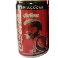 Lata Coca Cola Avengers marvel 2019 220ml original lacrada top