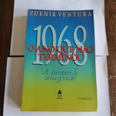 livro 1968 o ano que não terminou Zuenir Ventura original usado