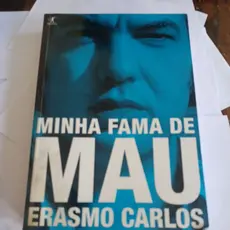 livro Minha fama de mau Eramo Carlos original usado top