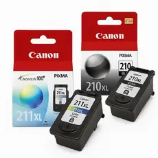 Kit Cartucho de Tinta Canon PG-210XL Preto + CL-211XL Colorido Original Impressora Pixma