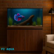 AquaDecor – Móvel Charmoso para Aquário em MDF PAU FERRO 72LTS 60X30X75-Suporte Aquário