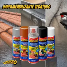 Spray Emborrachado Impermeabilizante Vedatudo 400ml Dryko