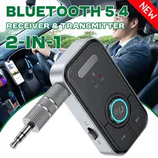 Novo Bluetooth 5.3 Carro AUX Adaptador De Áudio Alta Fidelidade Música Estéreo Receptor Sem Fio Transmissor 3.5MM Com Mi