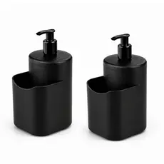 KIT Porta Detergente Dispenser 500ml Com Suporte Bucha