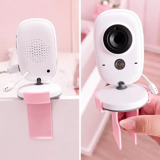 Suporte Baba Eletrônica de Berço Universal VB603 baby monitor cor Rosa
