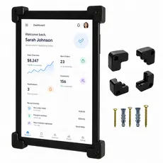 Suporte De Parede Para Tablet, iPad Apple Com Trava Anti-furto + Bucha E Parafuso