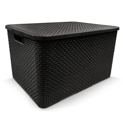 Caixa organizadora com tampa 7 litros - Rattan - Arqplast - Toy 25588
